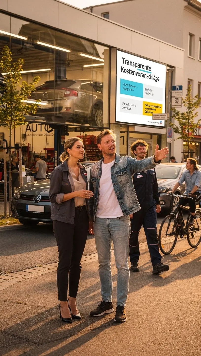 Diagramm zeigt transparente Preisentwicklung und Serviceoptionen für Fahrzeugreparaturen